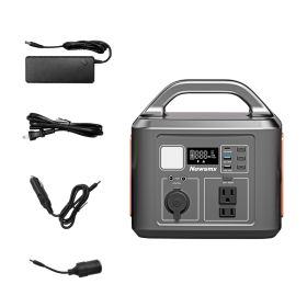 Portable Power Station P605, 600W,538WH Backup Lithium Battery, Solar Generator For Home And Outdoor Emergency Power Supply