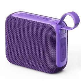 JYX L3 Portable Mini Wireless Speaker & Compact And Lightweight & Supports USB & TF Card, TWS & Excellent Sound Quality & Indoor And Outdoor Part (Color: Purple)