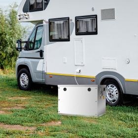 Battery Box Group 24/31 Aluminum Alloy Shell For Off-Road Racers & Trucks (Color: Silver)