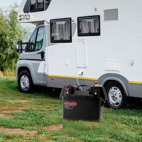 Battery Box Group 24/31 Smart Battery Box 12V/24V/36V For Trolling Motor (Color: BLACK)