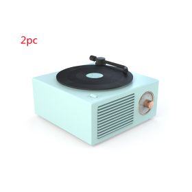 Wireless mini portable retro phonograph Bluetooth-compatible speaker (Color: Style4)