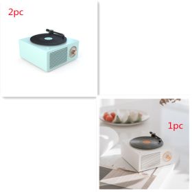 Wireless mini portable retro phonograph Bluetooth-compatible speaker (Color: Style13)